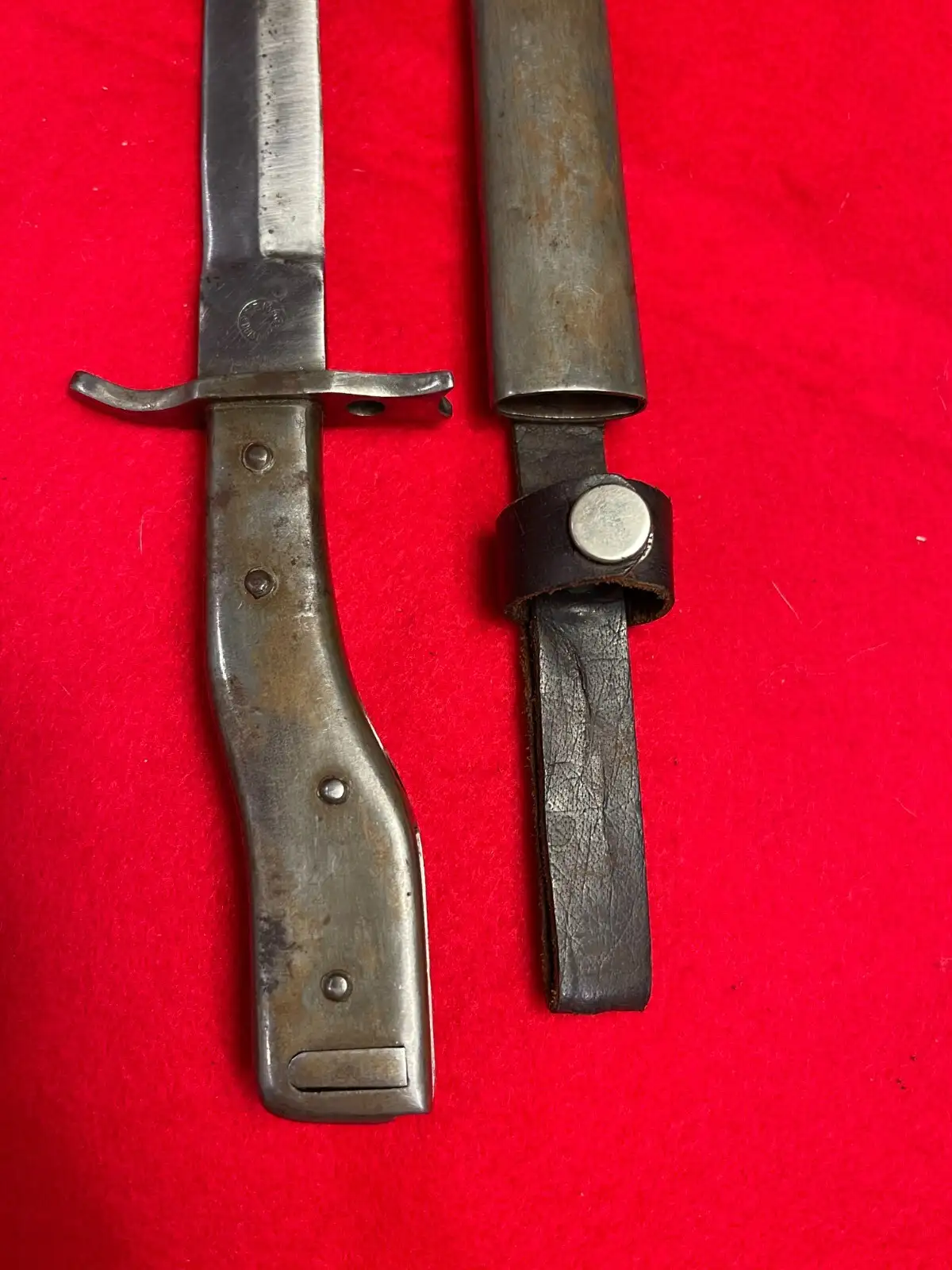 German WW1 M1915 Crank Handle Ersatz Bayonet - View 8