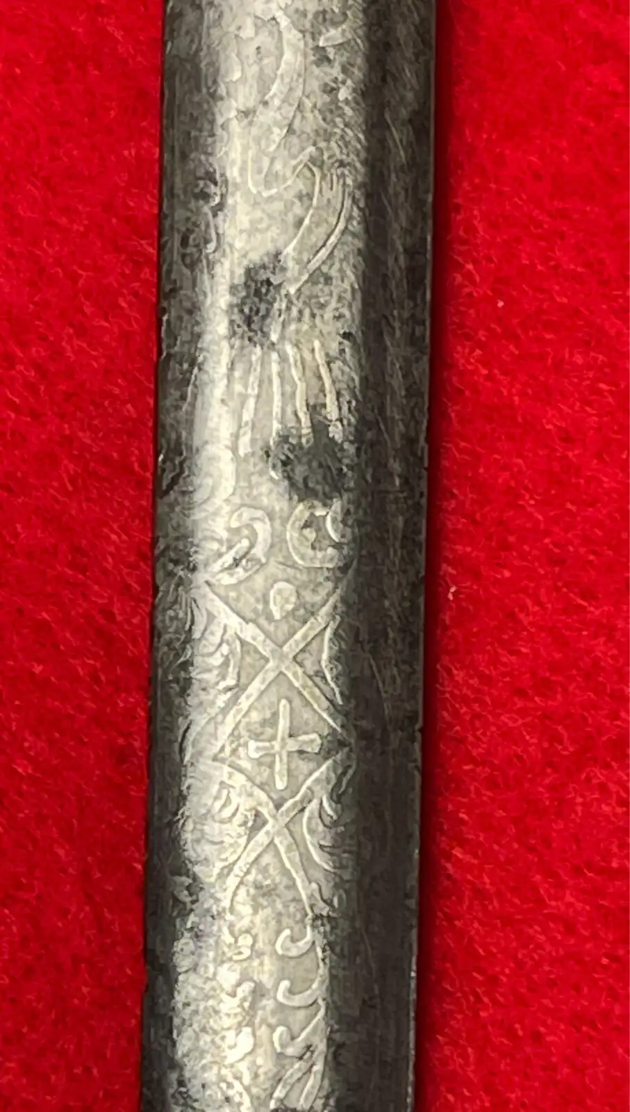 Original US Antique Engraved Short Sword - View 10