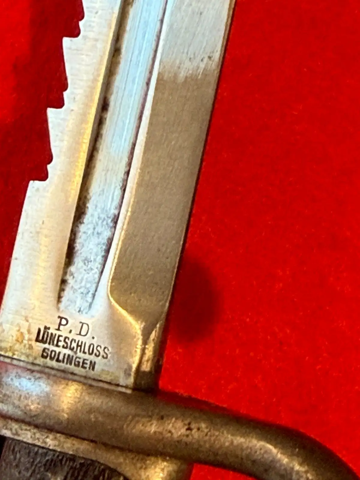 German WW1 M1898 Sawback Pioneer Bayonet - View 11