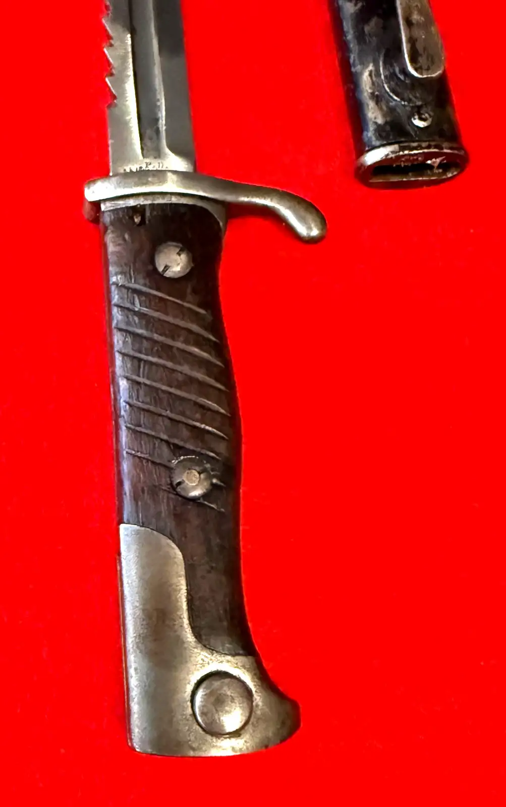 German WW1 M1898 Sawback Pioneer Bayonet - View 12