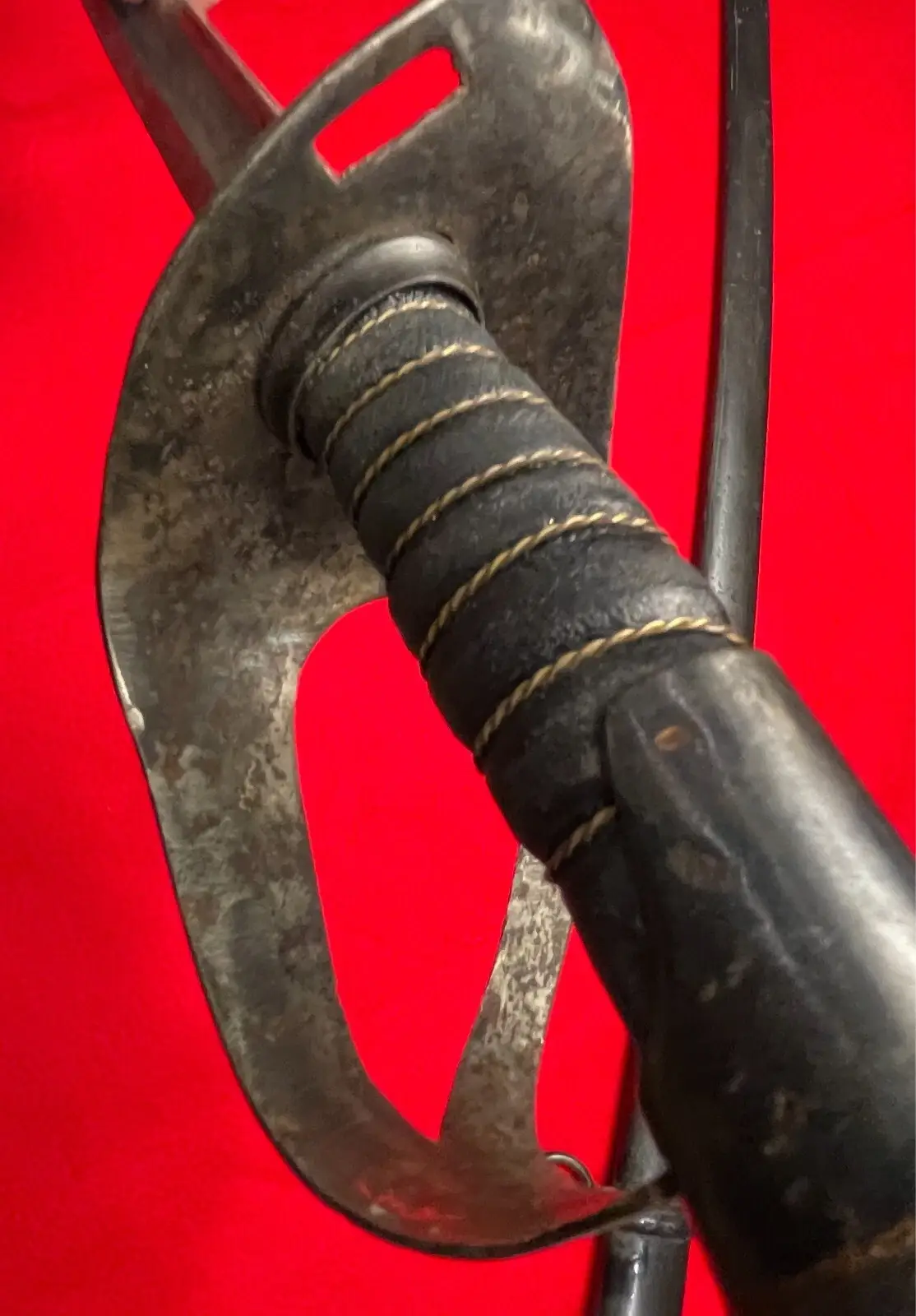 RARE ANTIQUE GERMAN HEAVY CAVALRY SWORD S & K - 11