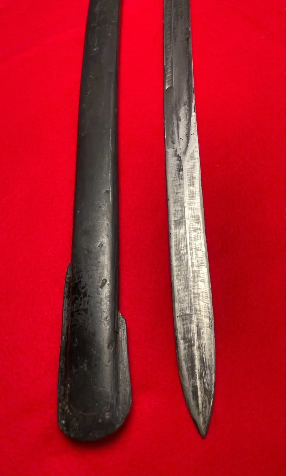 RARE ANTIQUE GERMAN HEAVY CAVALRY SWORD S & K - 5