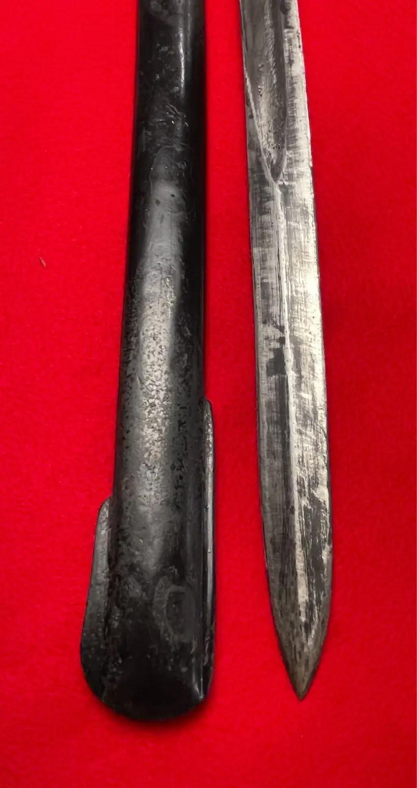 RARE ANTIQUE GERMAN HEAVY CAVALRY SWORD S & K - 6