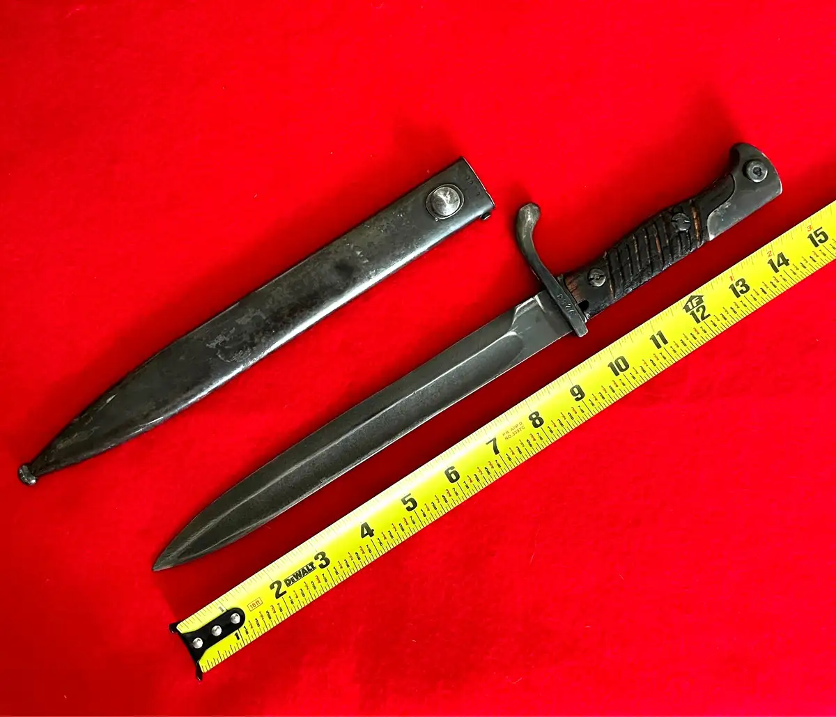 German Turkish Mauser M1890 Bayonet alternate view