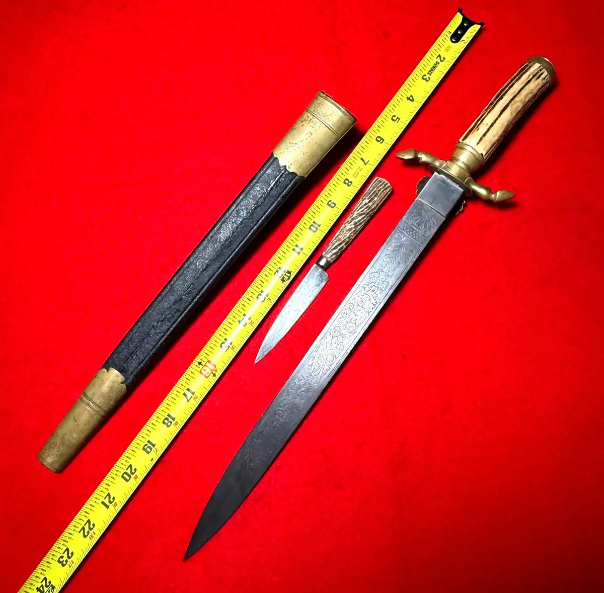 German Imperial Triple Etched Forestry Cutlass - View 3