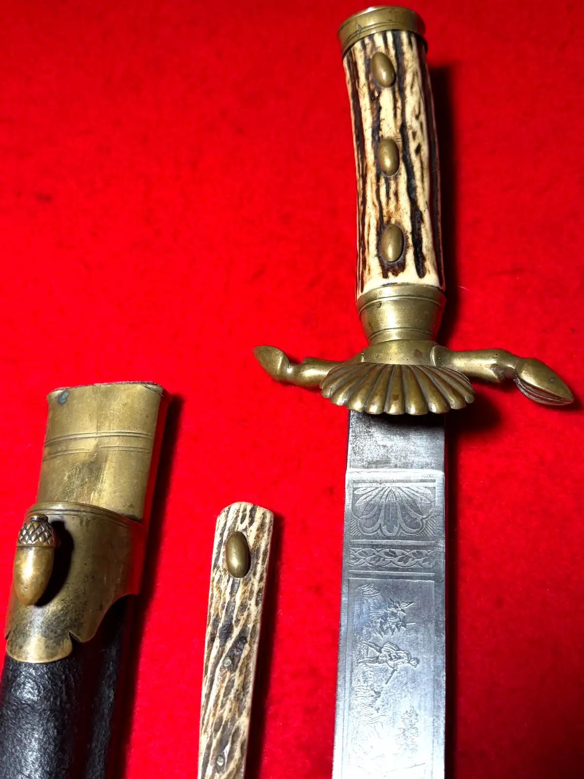 German Imperial Triple Etched Forestry Cutlass - View 7