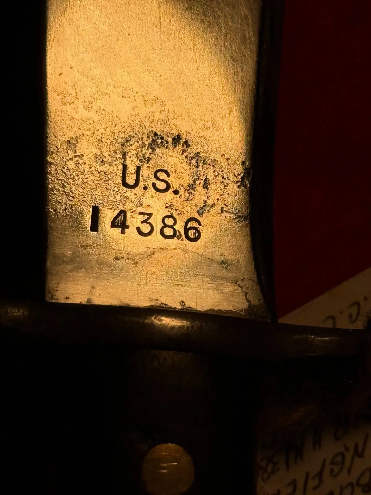 WW1 US M1909 BOLO KNIFE SPRINGFIELD ARMORY 1912 - 9