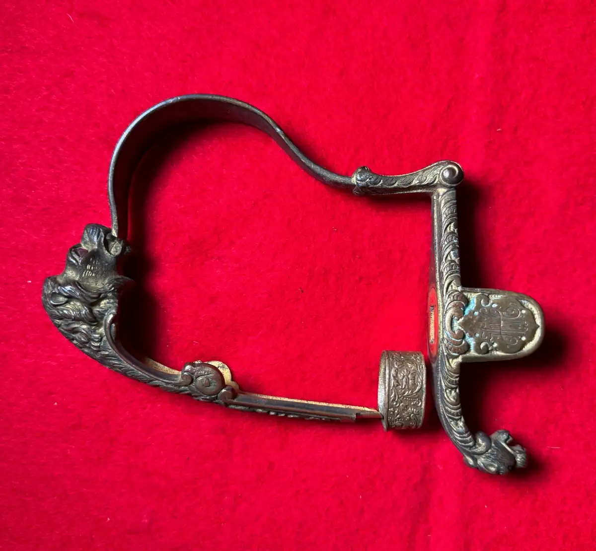 German WW1 WW2 Cavalry Saber Hilt Parts alternate view