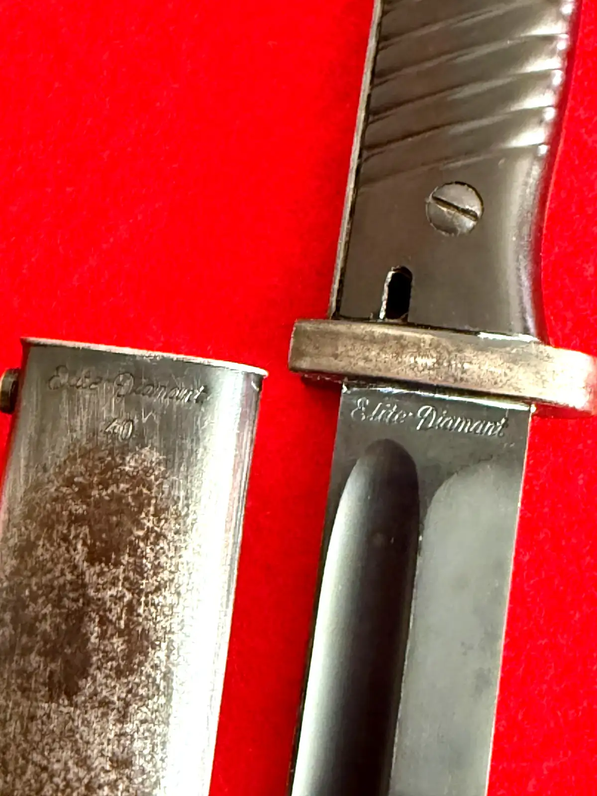 German WW2 K98 Mauser Elite Diamant Bayonet - View 4