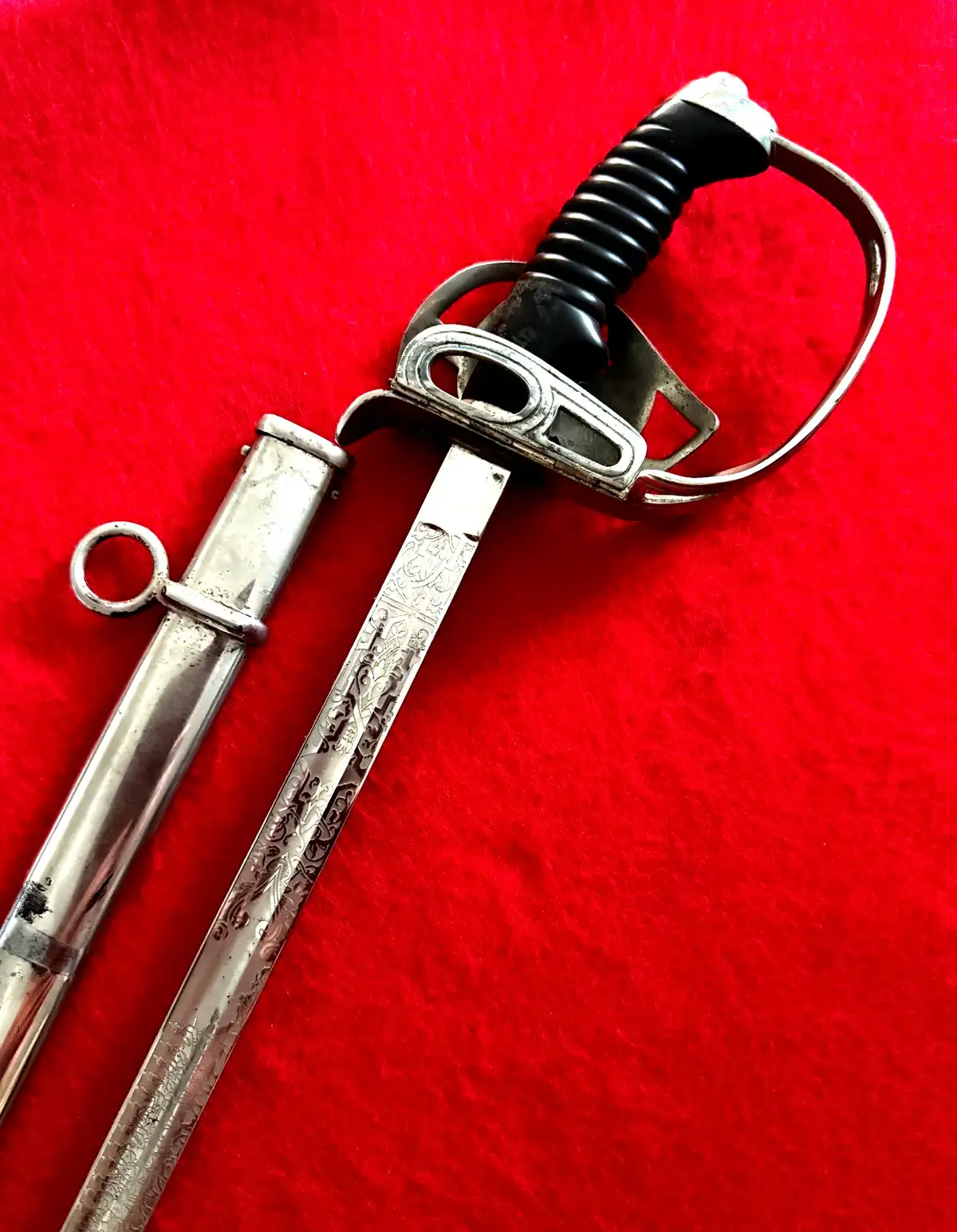 German WW1 Bavarian Ulanen Officer Sword alternate view