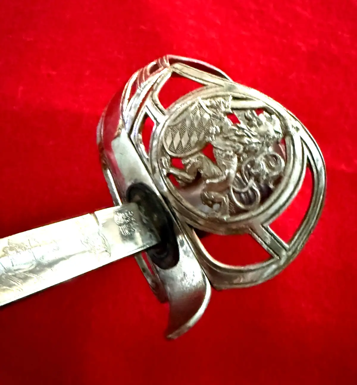 German WW1 Bavarian Ulanen Officer Sword - View 20