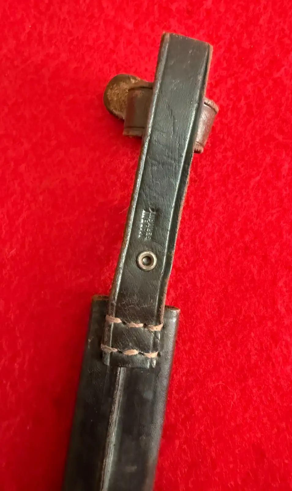 German 20th Century Leather Knife Scabbard - View 4