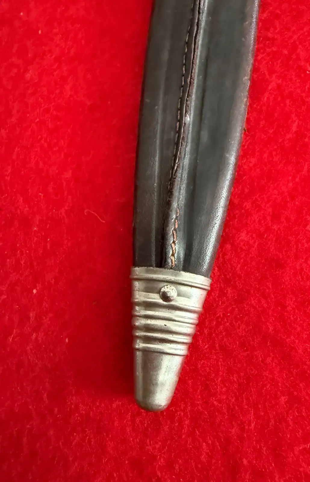 German 20th Century Leather Knife Scabbard - View 5