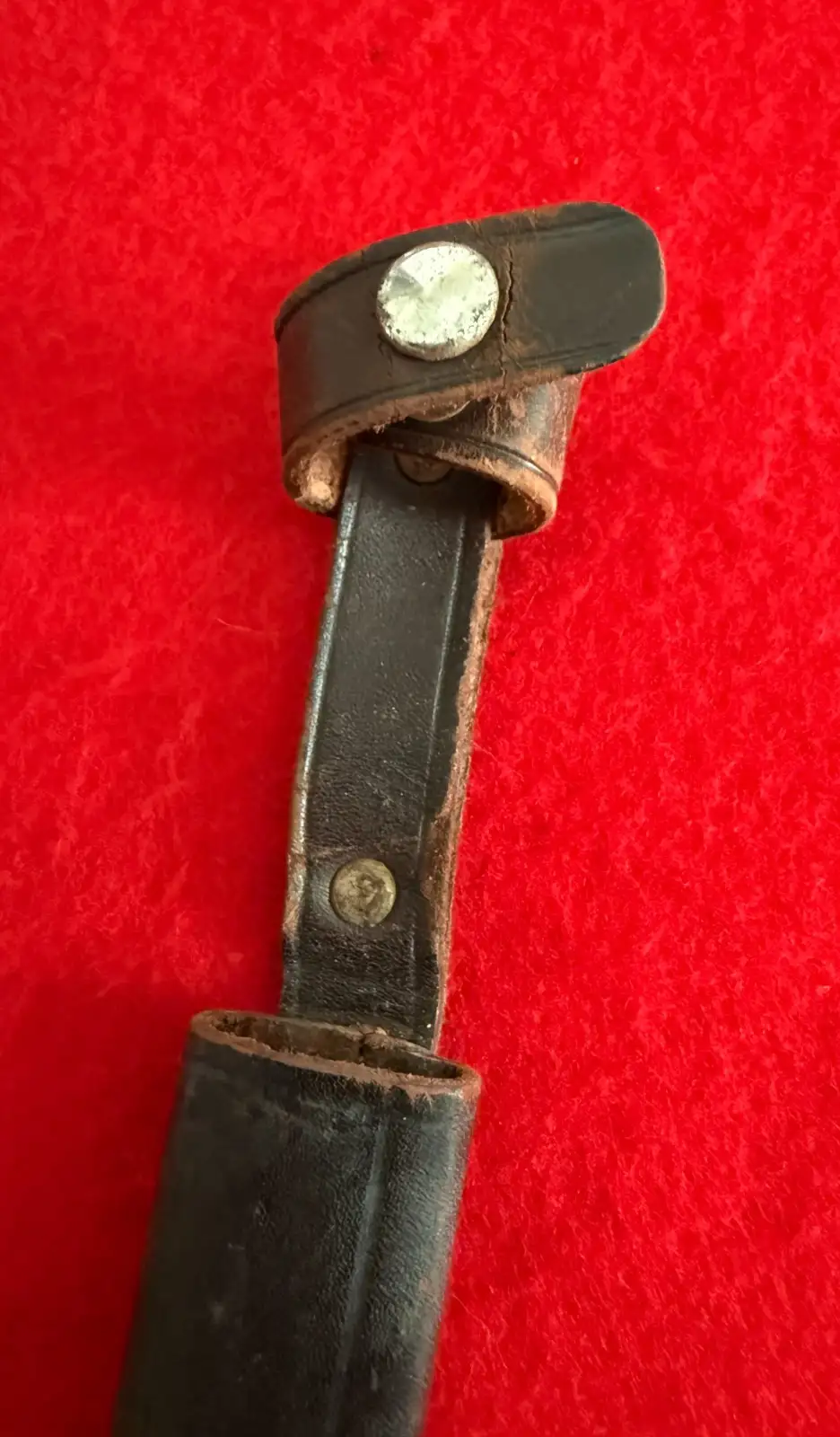 German 20th Century Leather Knife Scabbard - View 6