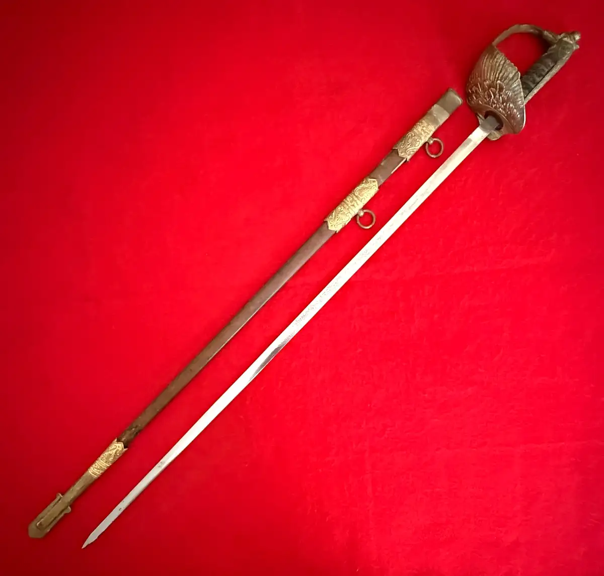 Italian WW2 Air Force Officer M1923 Sword alternate view