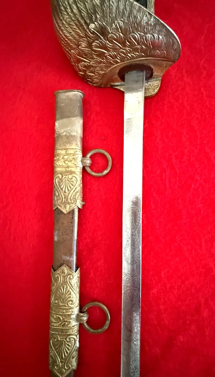 Italian WW2 Air Force Officer M1923 Sword - View 6