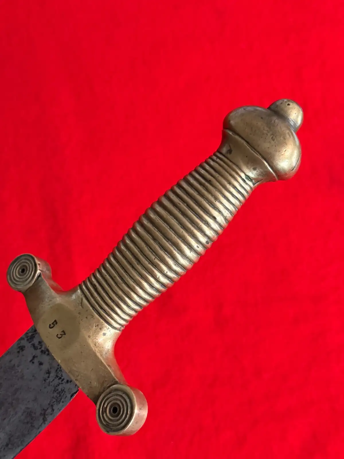 German Swiss 19th Century Sawback Short Sword - View 10