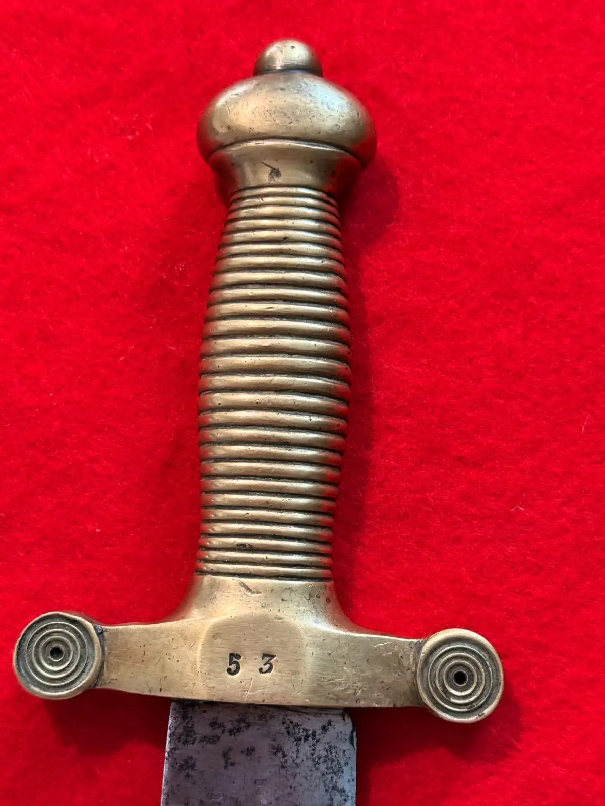 German Swiss 19th Century Sawback Short Sword - View 12
