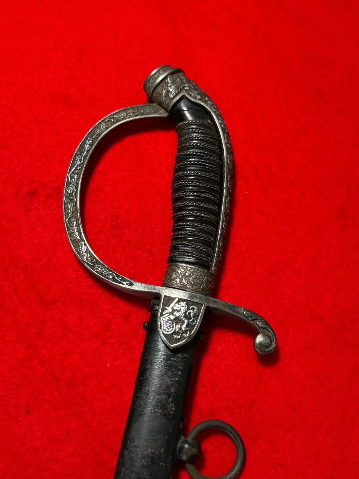 Bavarian M 1898 Cuirassier Officers Sword w/Scabbard - 11