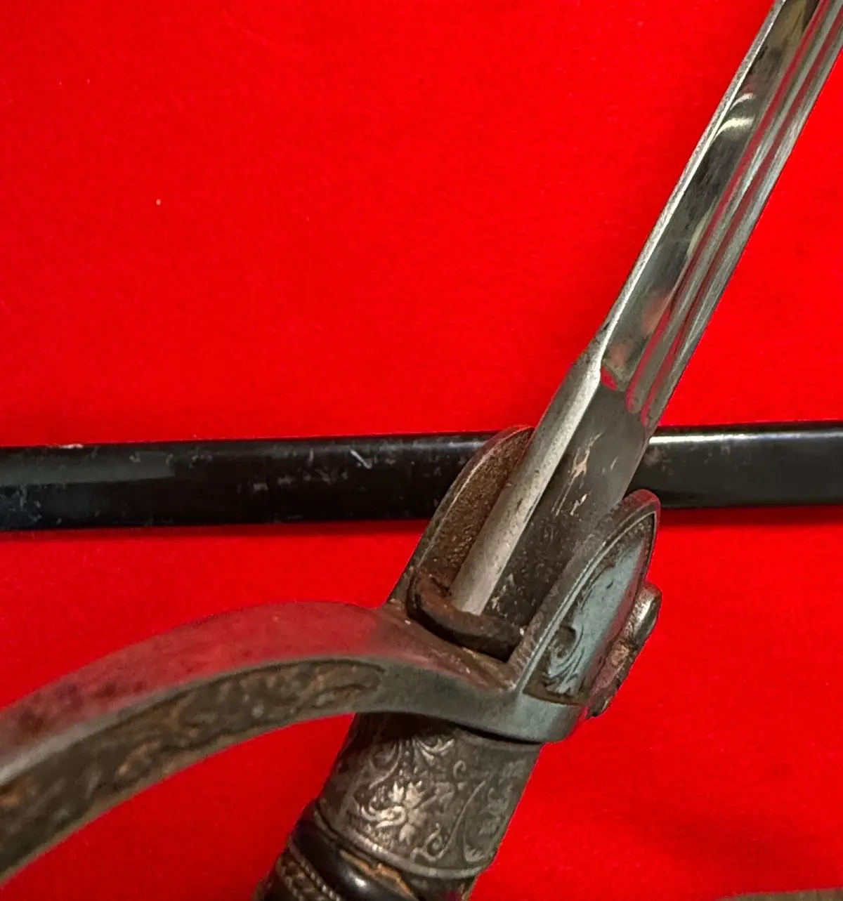 Bavarian M 1898 Cuirassier Officers Sword w/Scabbard - 13