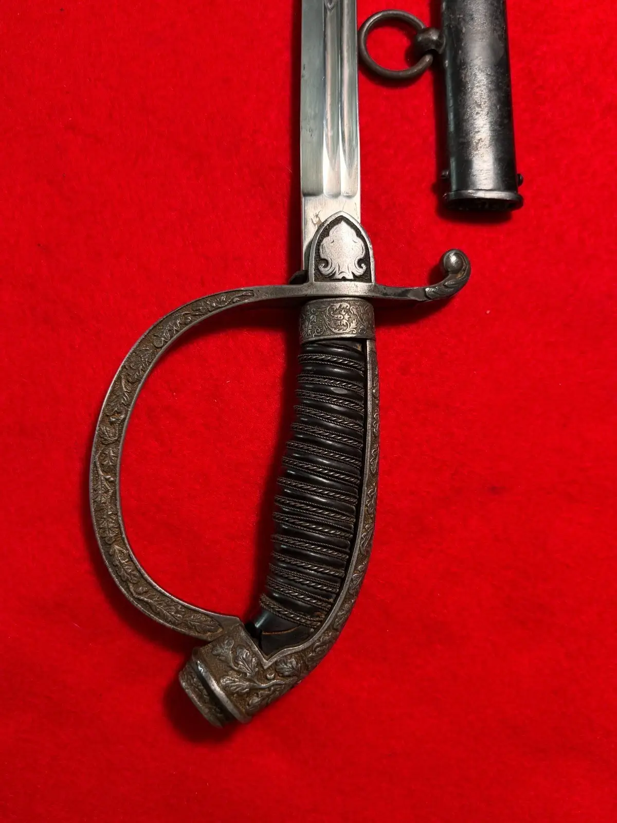 Bavarian M 1898 Cuirassier Officers Sword w/Scabbard - 15
