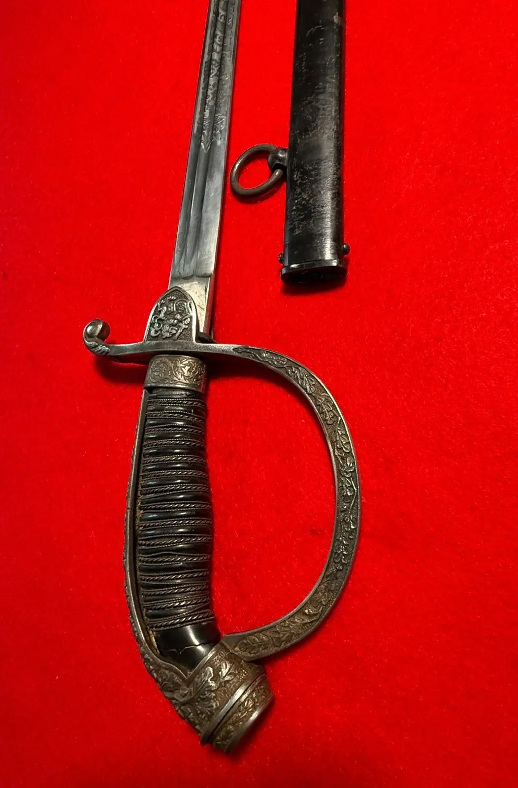 Bavarian M 1898 Cuirassier Officers Sword w/Scabbard - 16