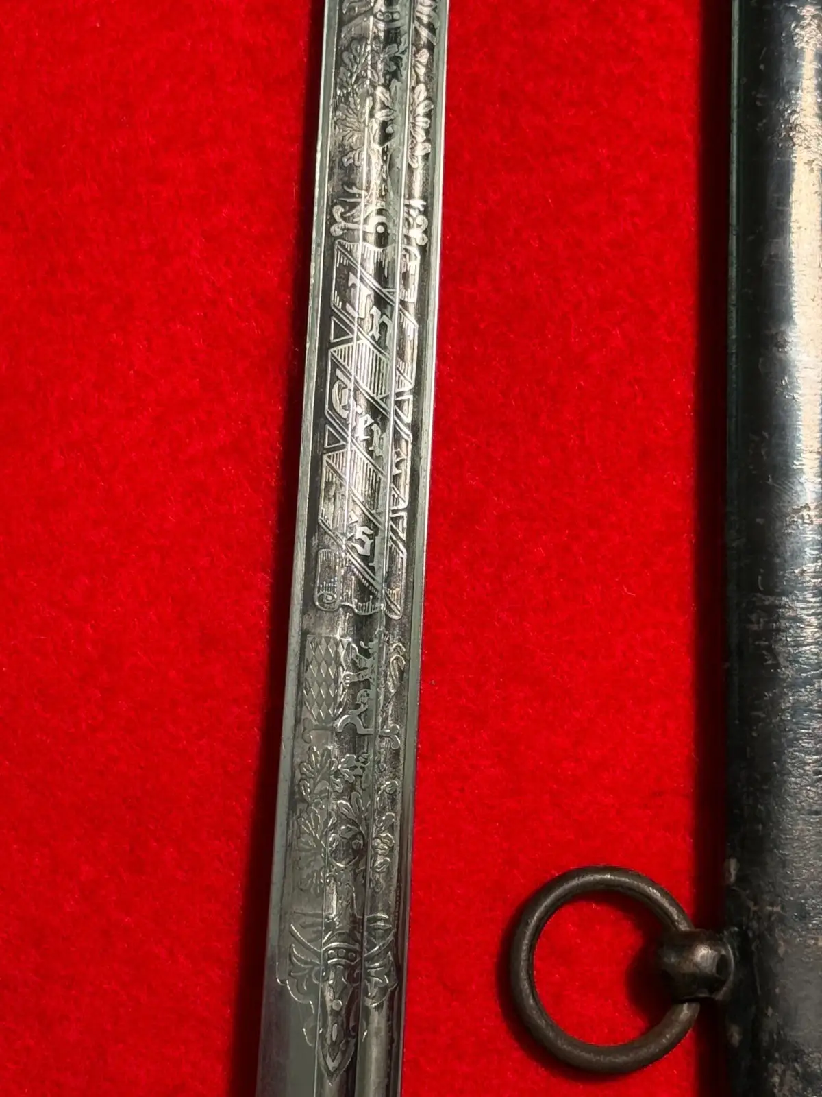 Bavarian M 1898 Cuirassier Officers Sword w/Scabbard - 6