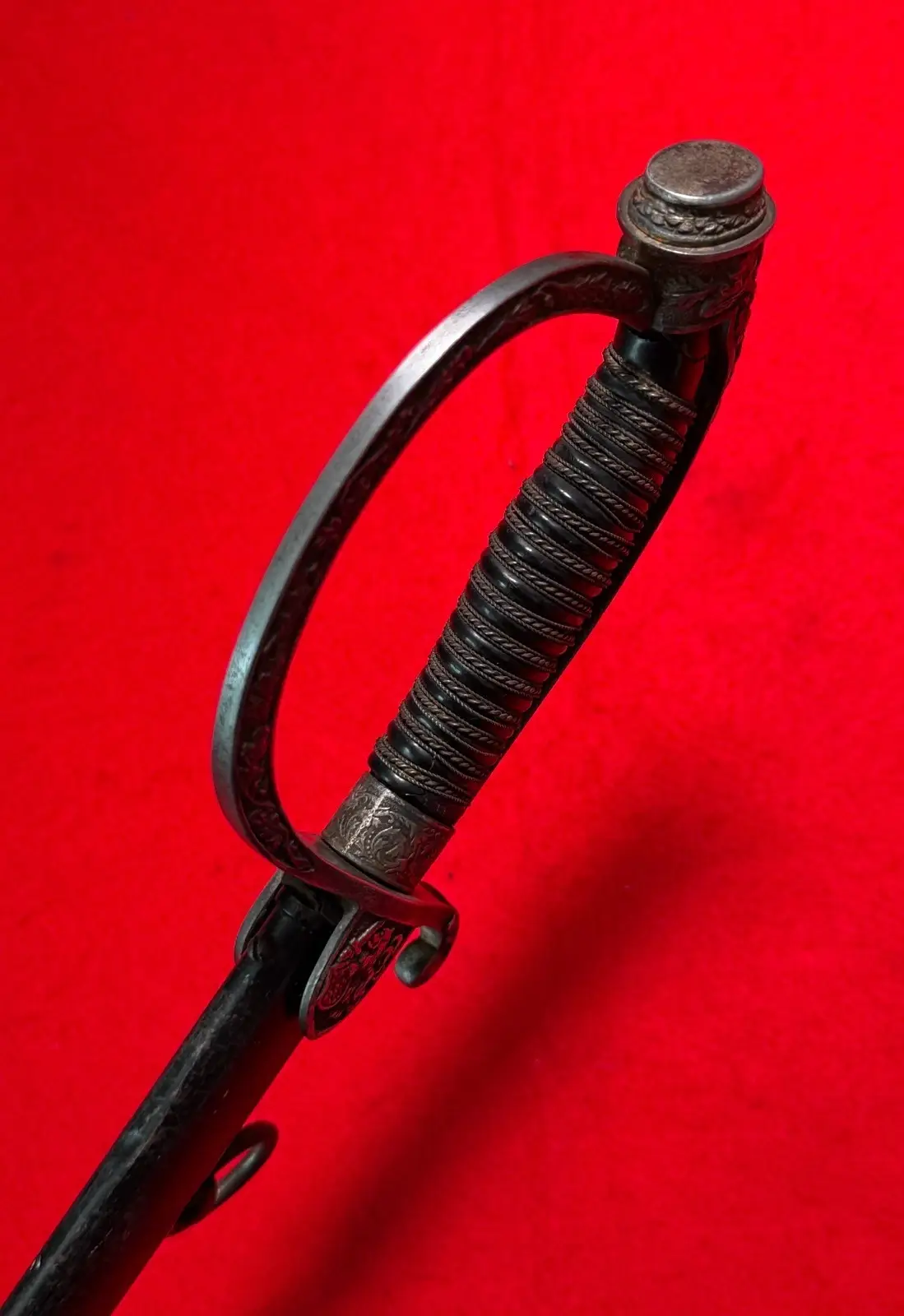 Bavarian M 1898 Cuirassier Officers Sword w/Scabbard - 8