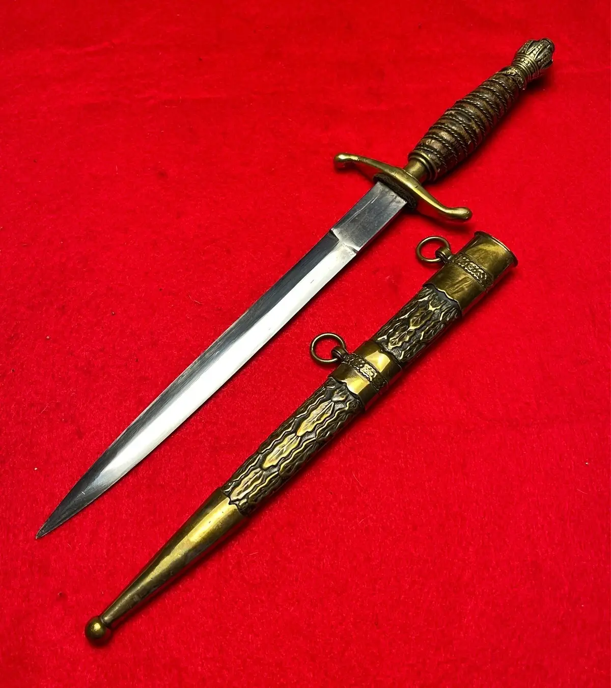 Antique WWII YUGOSLAV ARMY OFFICERS DAGGER - 3