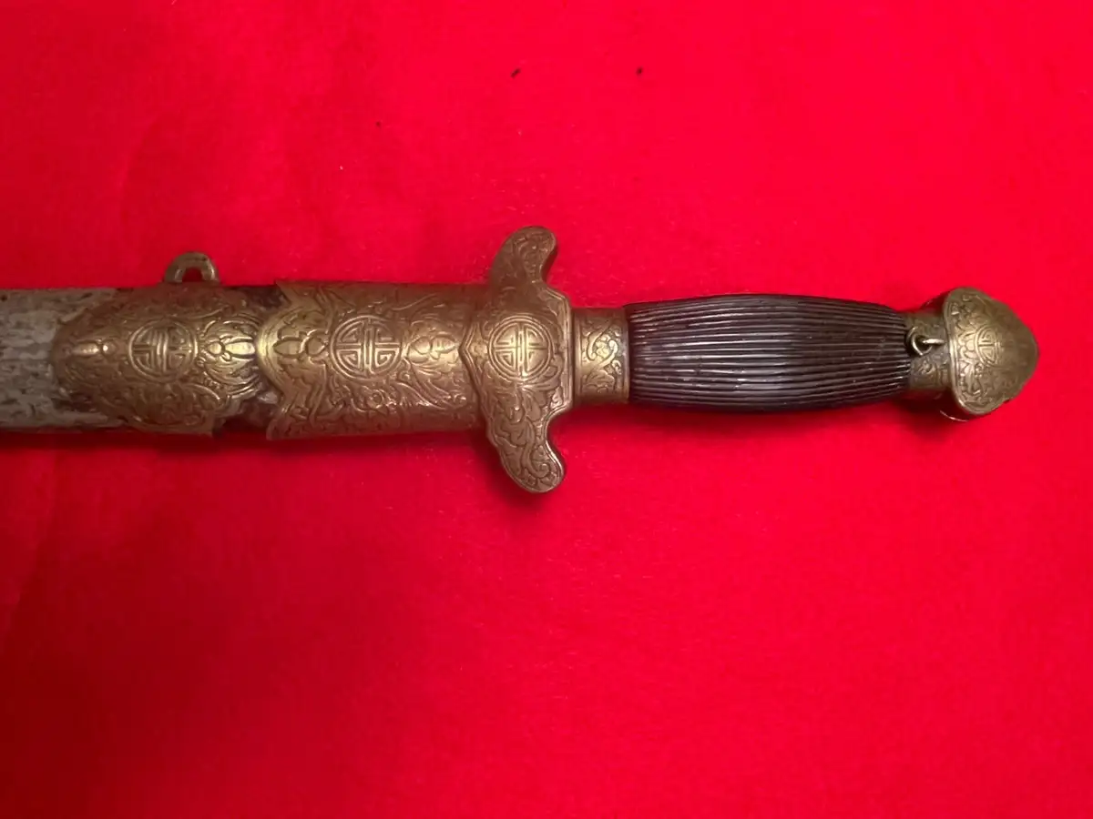 Original Chinese Qing Dynasty Butterfly Sword - View 10