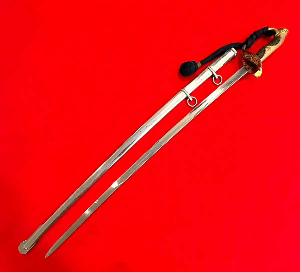 Japanese WW2 Army Officer Parade Sword alternate view