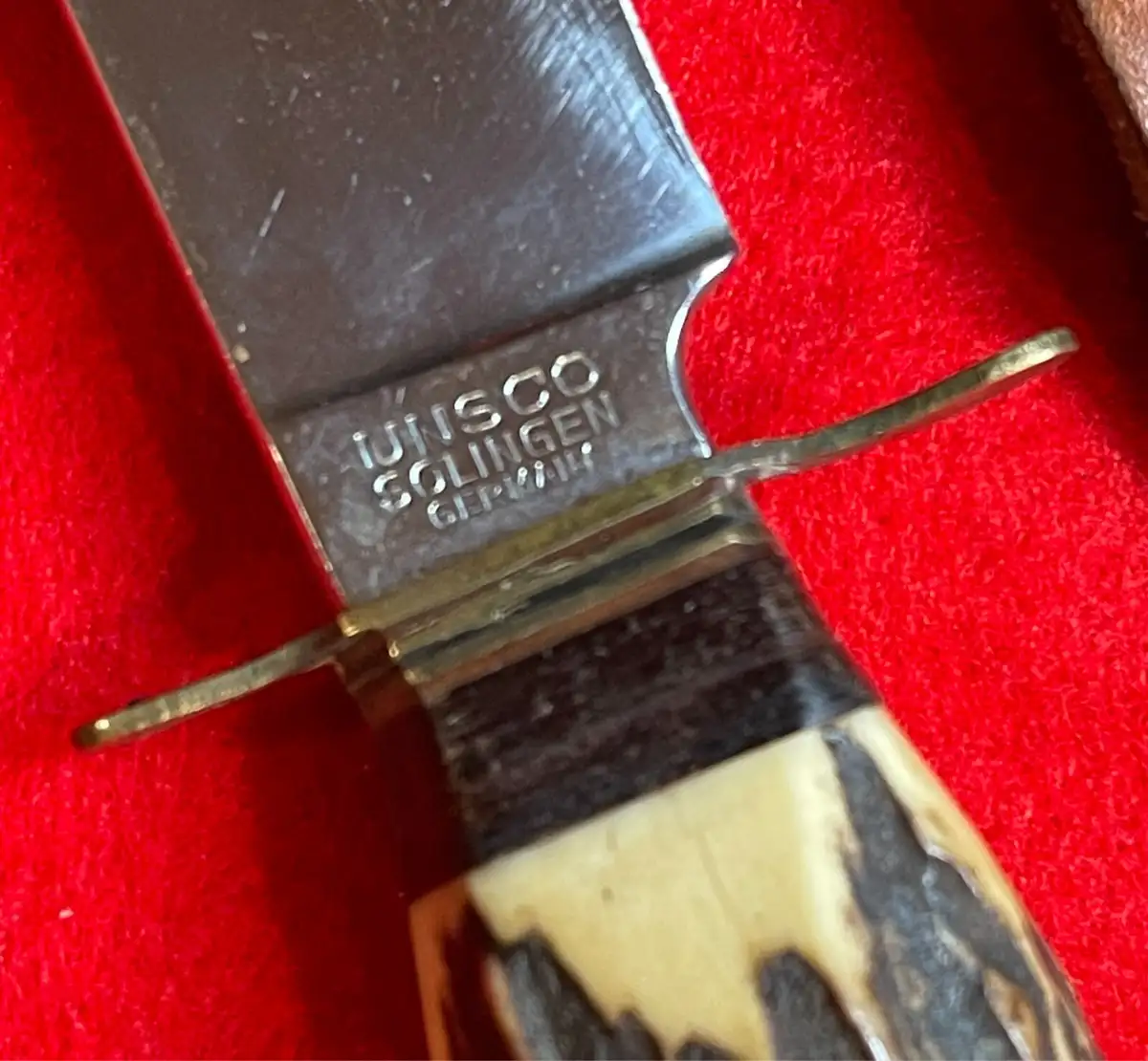 German Solingen 1960s Stag Hunting Knife - View 3