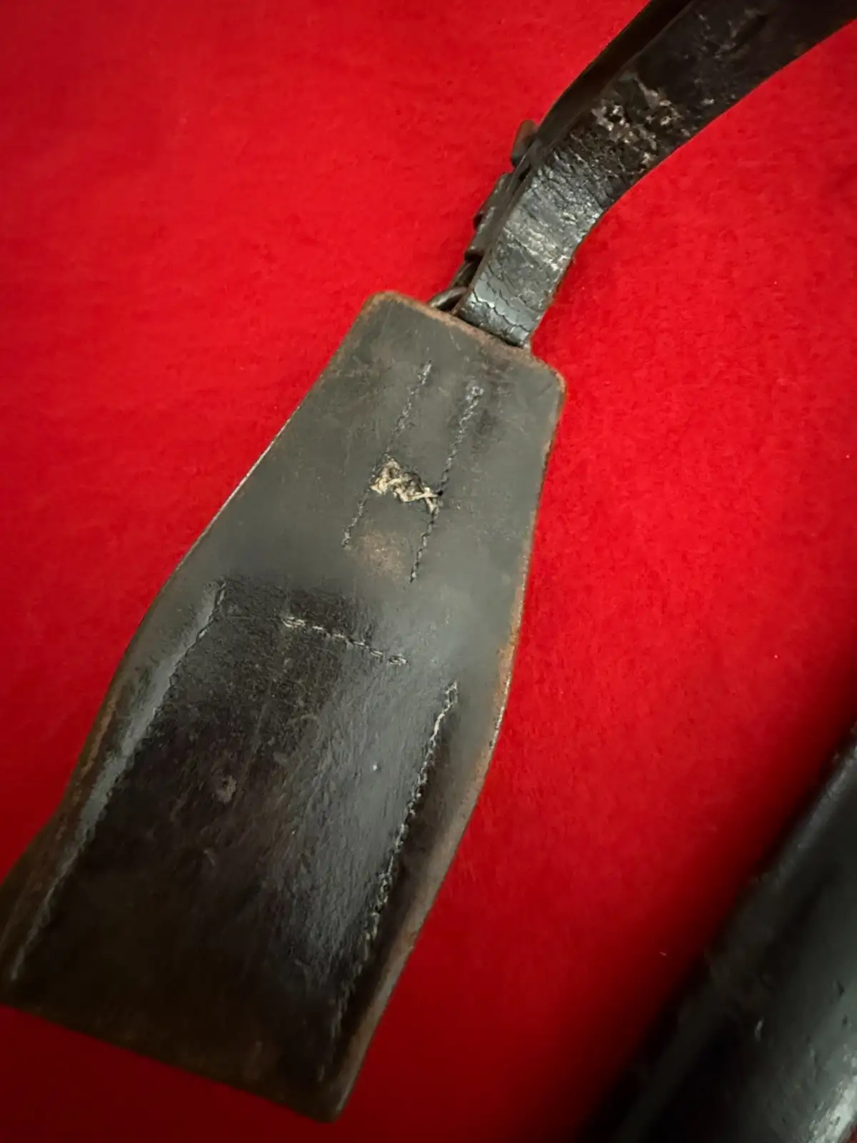 German WWII Fireman Dress Axe with Hanger and Frog - View 6
