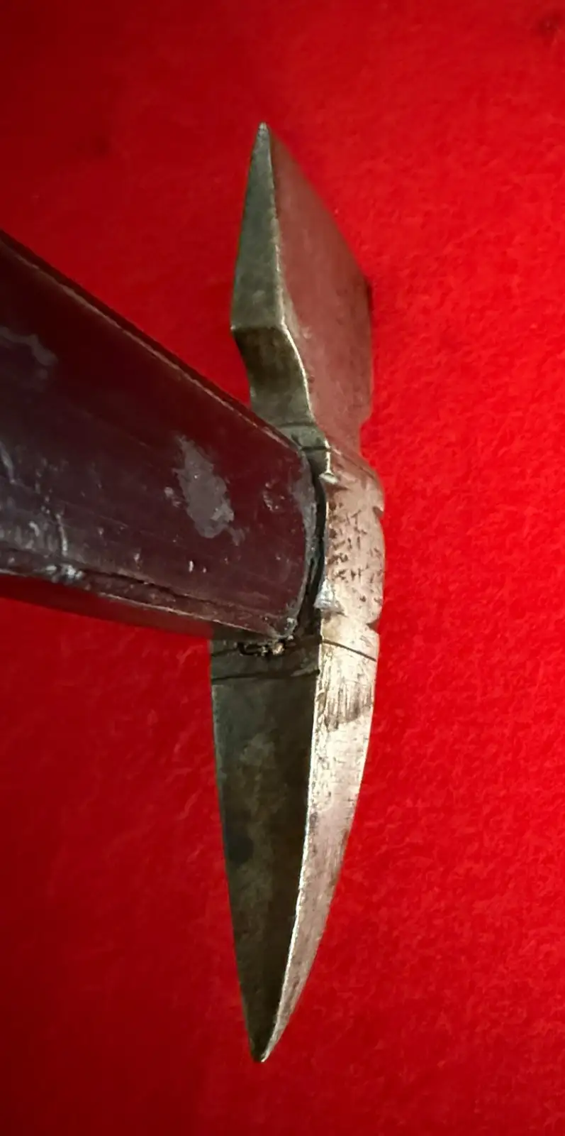 German WWII Fireman Dress Axe with Hanger and Frog - View 8