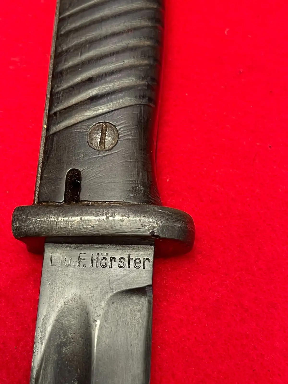 German WWII Mauser K98 Bayonet by F. Horster 1939 - View 7