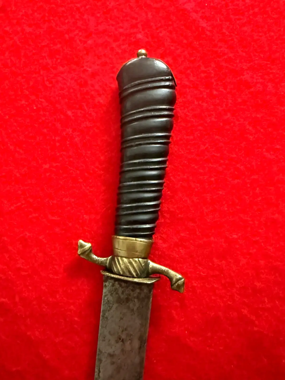 Original 18th Century Carved Short Sword - View 10
