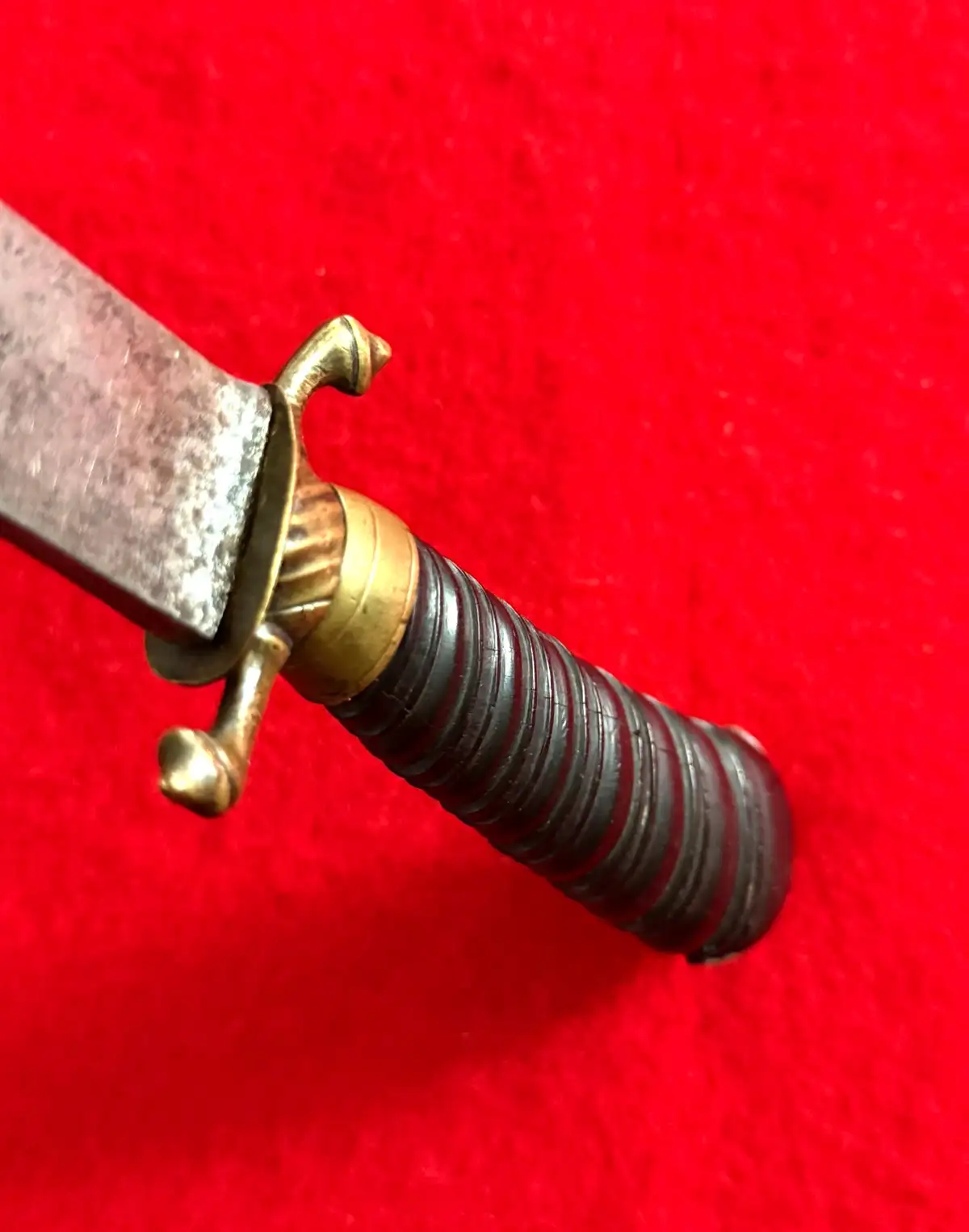 Original 18th Century Carved Short Sword - View 11