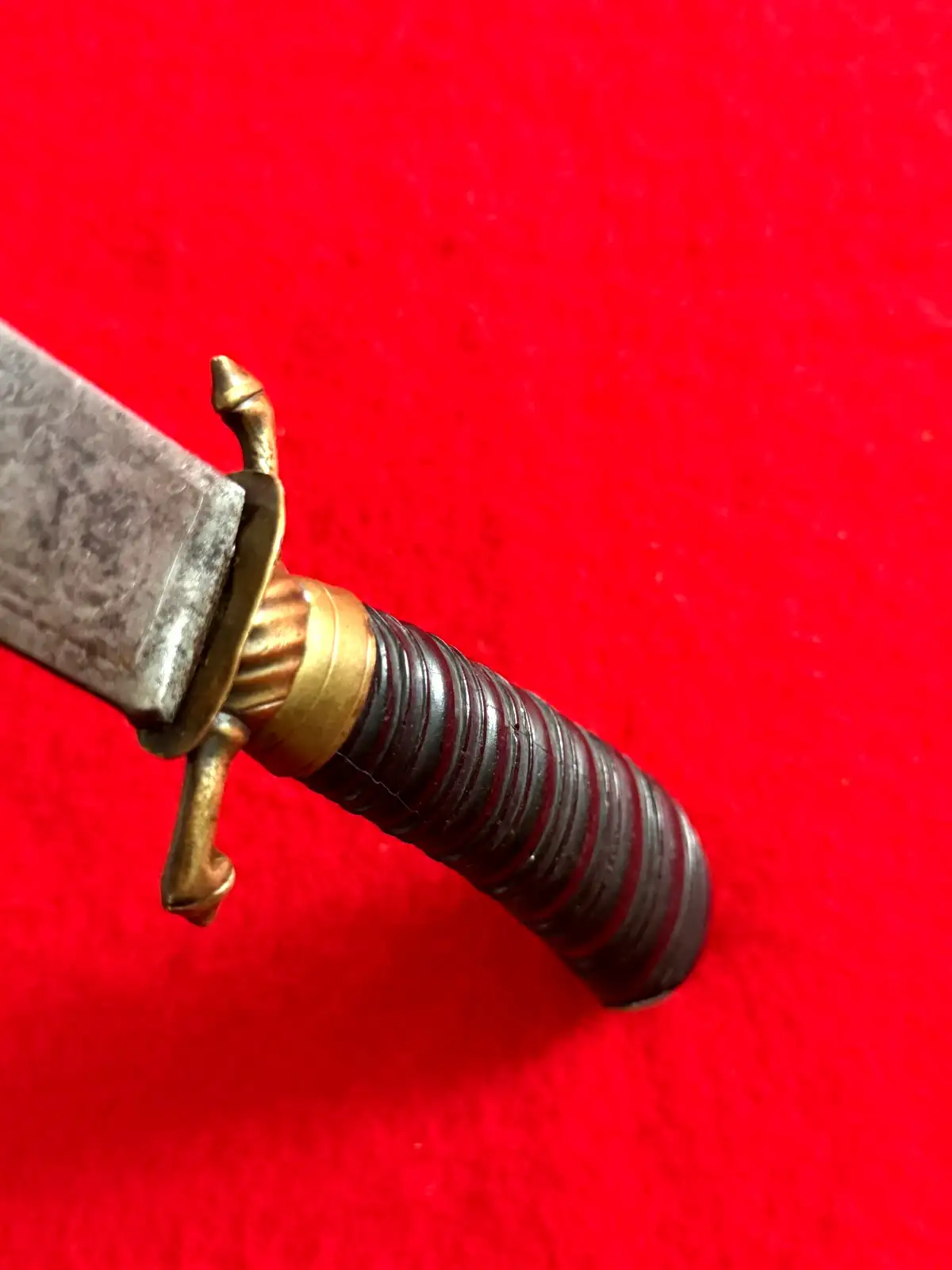 Original 18th Century Carved Short Sword - View 12