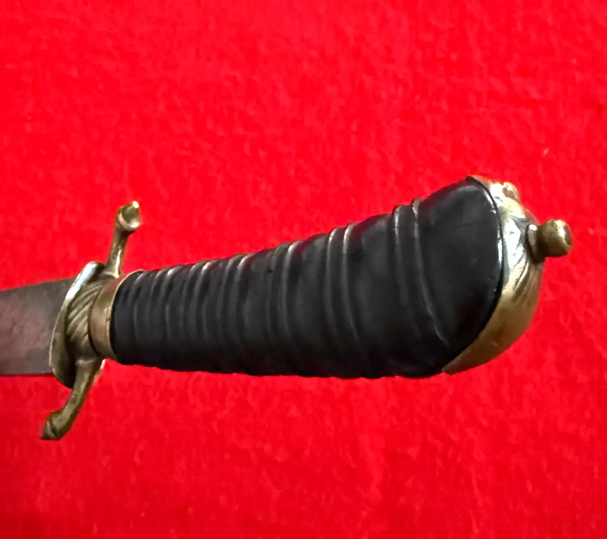 Original 18th Century Carved Short Sword - View 13