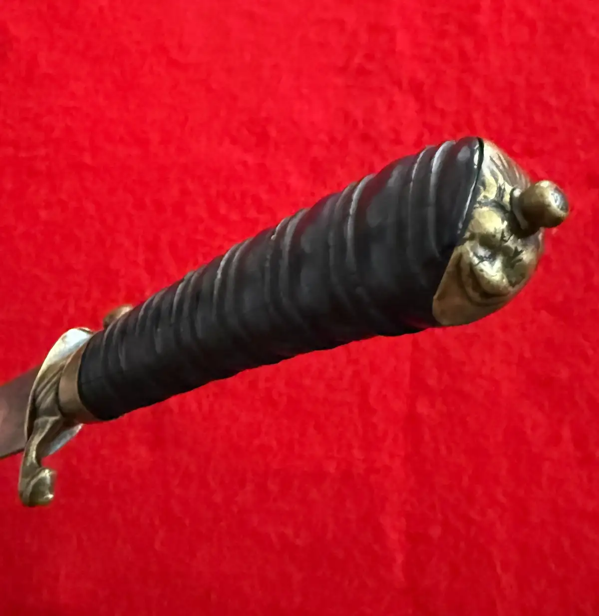 Original 18th Century Carved Short Sword - View 14