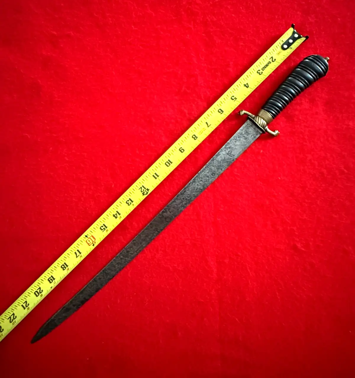 Original 18th Century Carved Short Sword alternate view