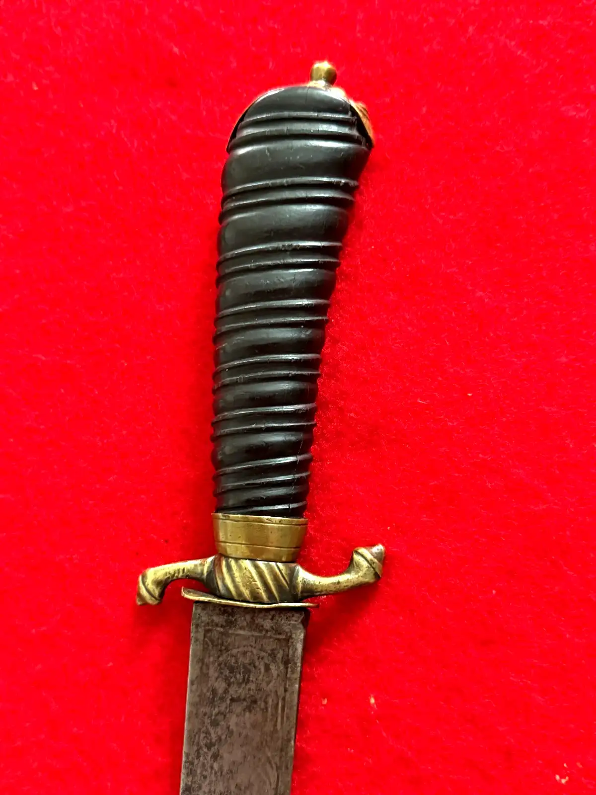 Original 18th Century Carved Short Sword - View 9