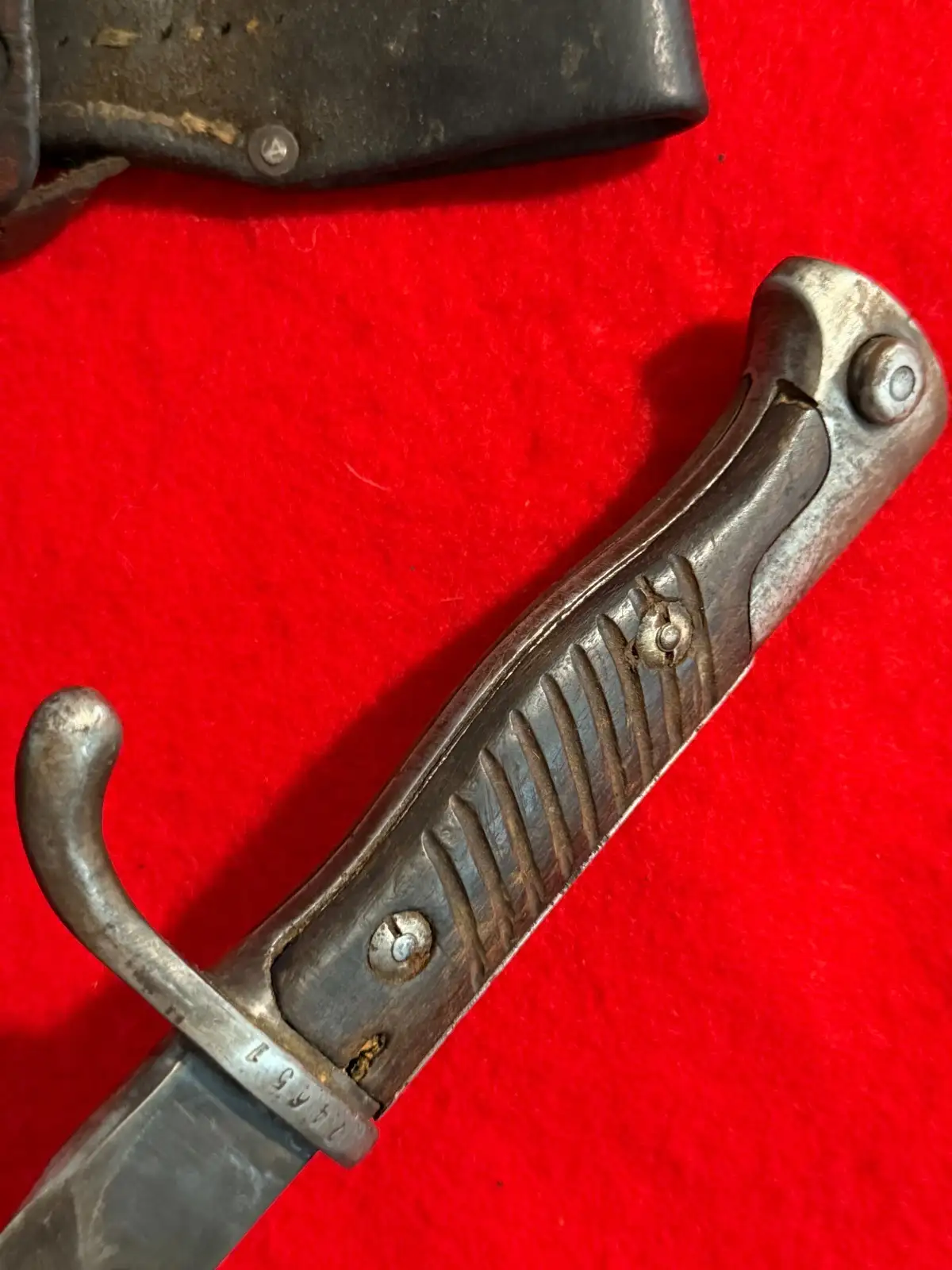 German WWI Mauser Bayonet for Turkey with Frog - View 11