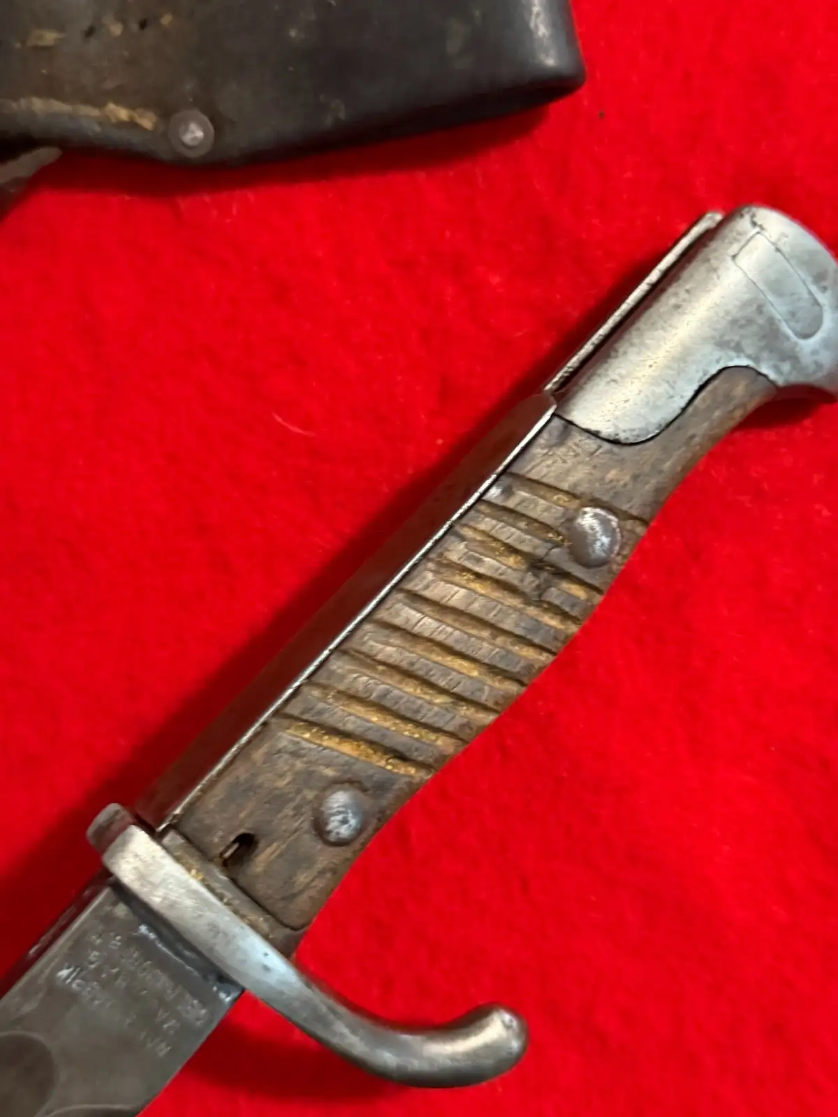 German WWI Mauser Bayonet for Turkey with Frog - View 13