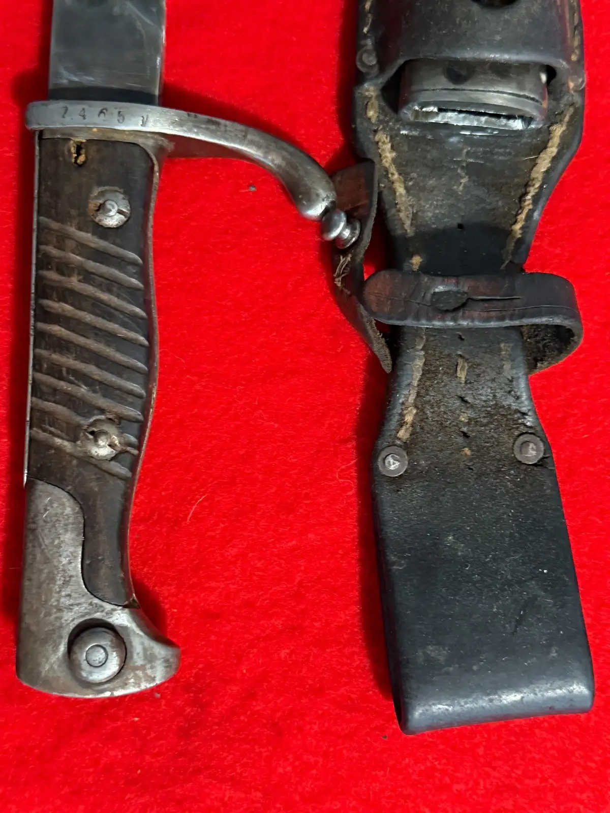 German WWI Mauser Bayonet for Turkey with Frog - View 15