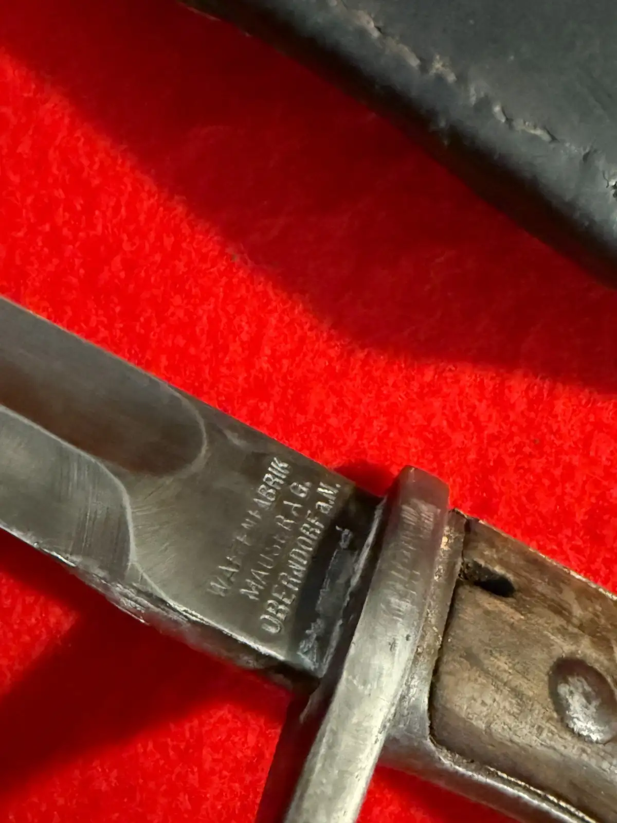 German WWI Mauser Bayonet for Turkey with Frog - View 17