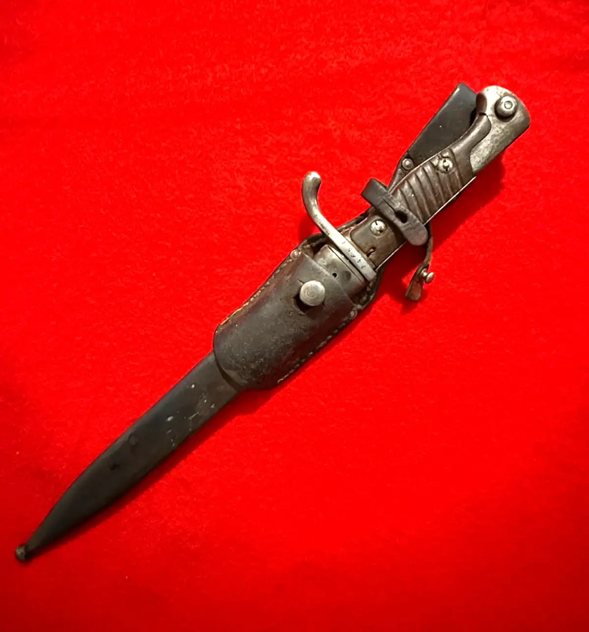 German WWI Mauser Bayonet for Turkey with Frog alternate view