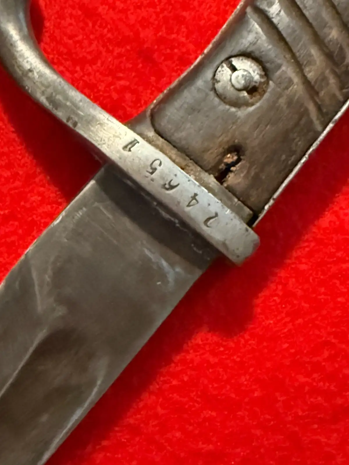 German WWI Mauser Bayonet for Turkey with Frog - View 6