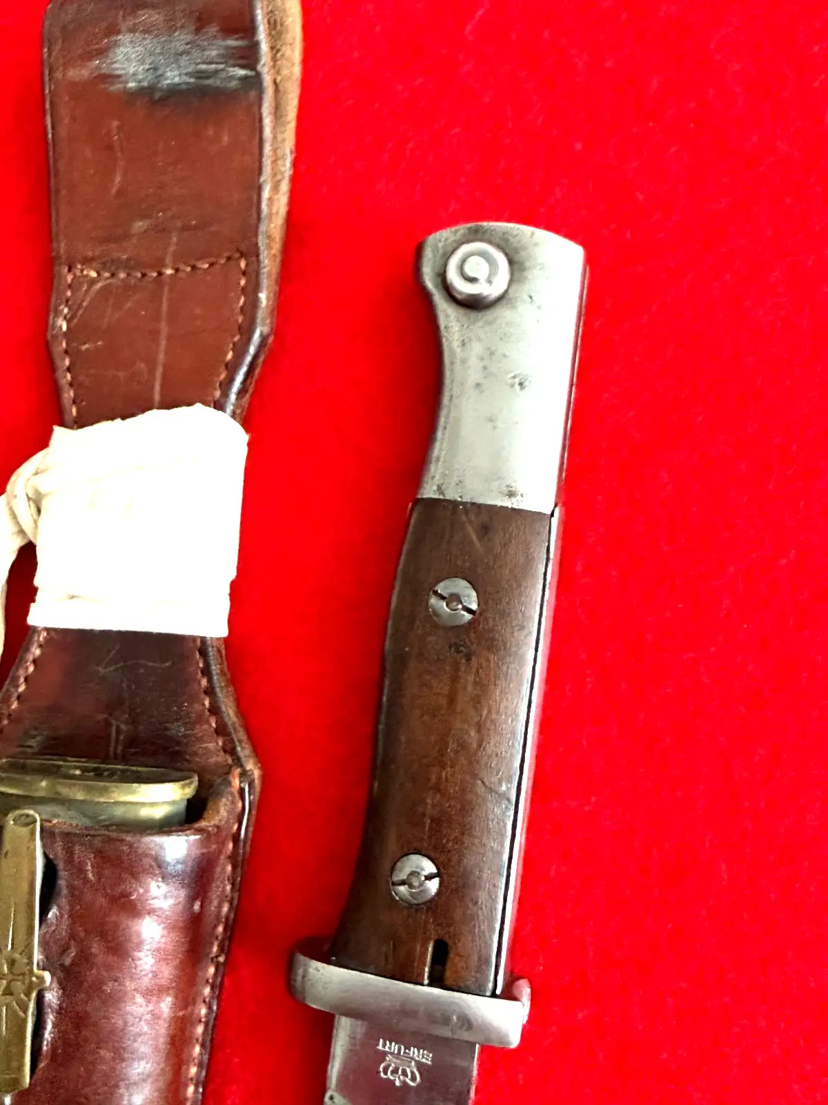German WWI Erfurt 1915 M1884/98 Bayonet with Knot - View 7