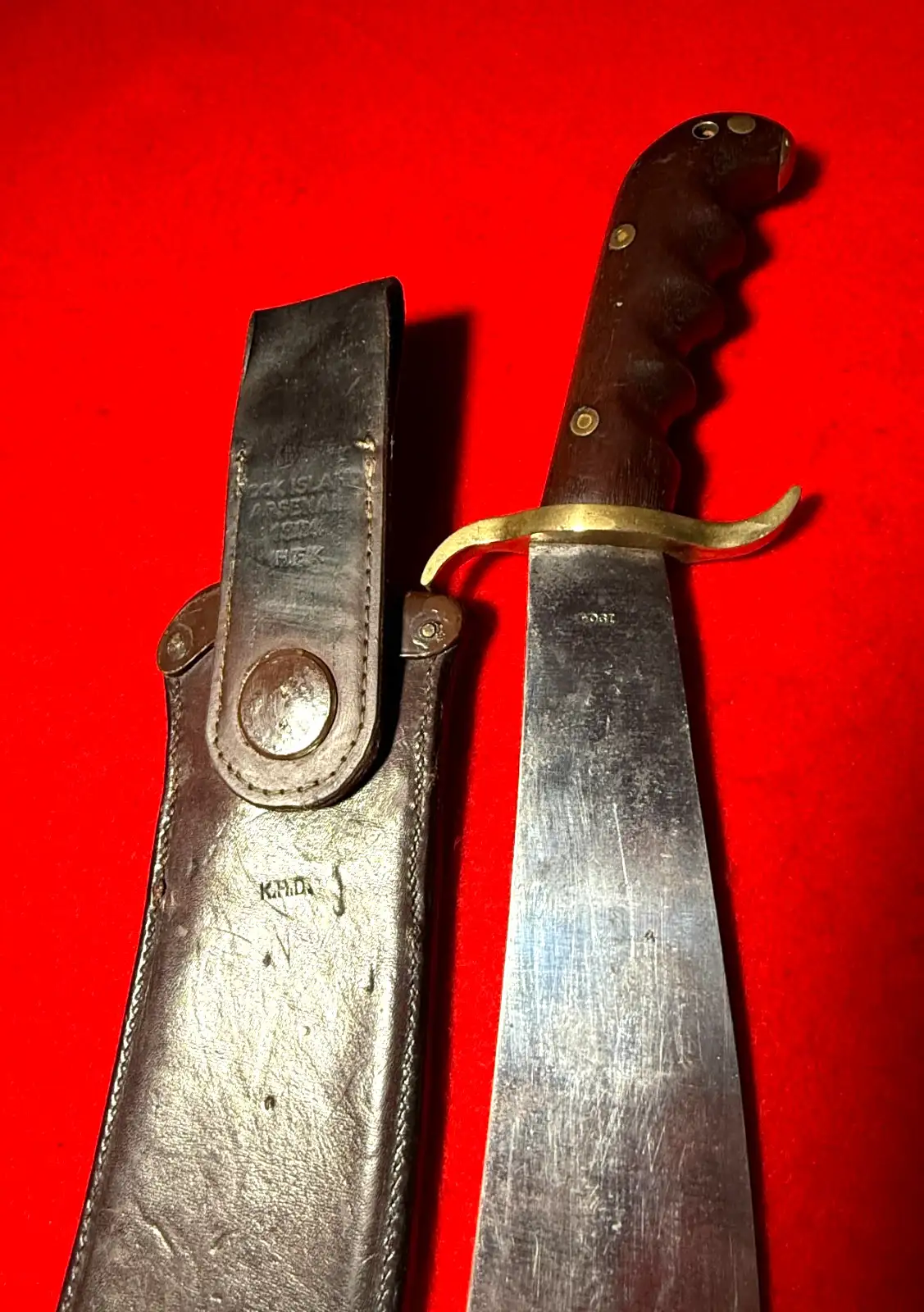 US WWI M1904 Springfield Hospital Bolo Knife - View 6
